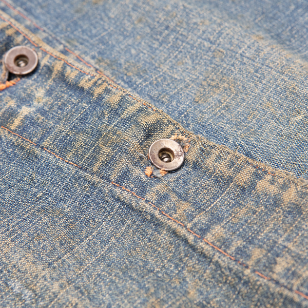 1940s Denim Work Jacket - Size S