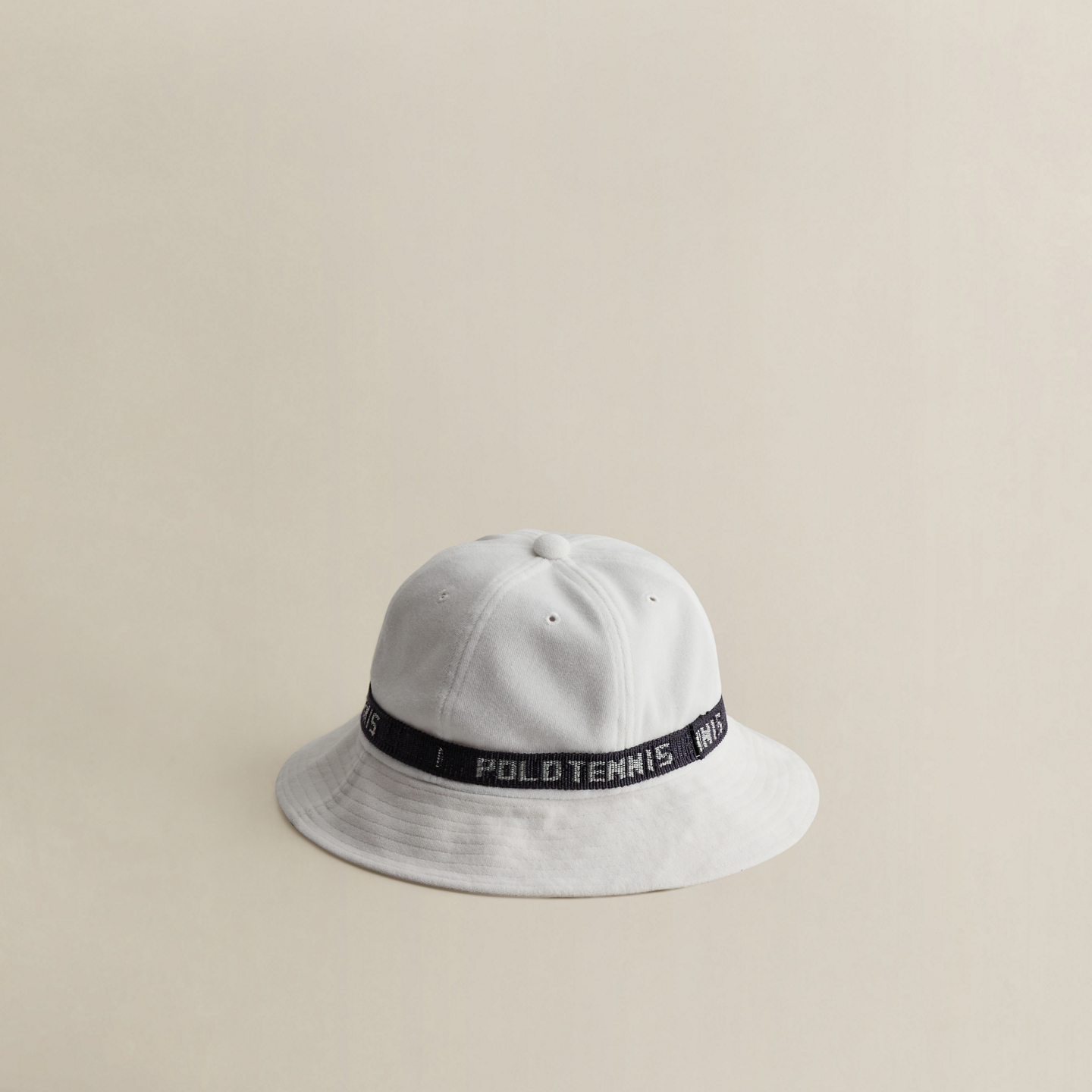 Мужские головные уборы Ralph Lauren c. 2005 Polo Tennis Hat - One Size, цвет: Белый — фото 1