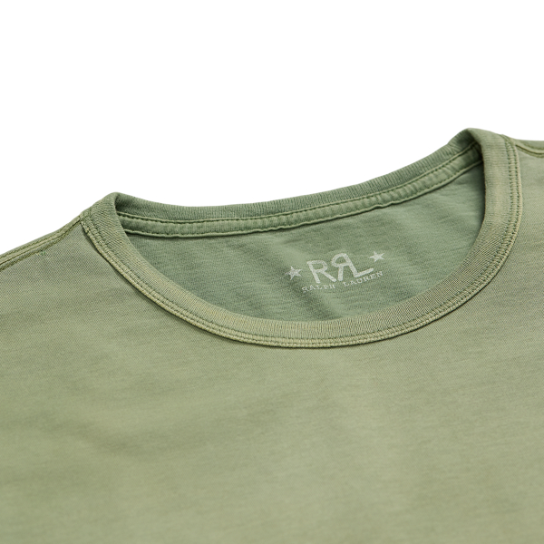 【関税込み】RRL グリーン ガーメントダイ ポケットTシャツ 三越伊勢丹 | DOUBLE RL RALPH LAUREN/ダブル アール エル