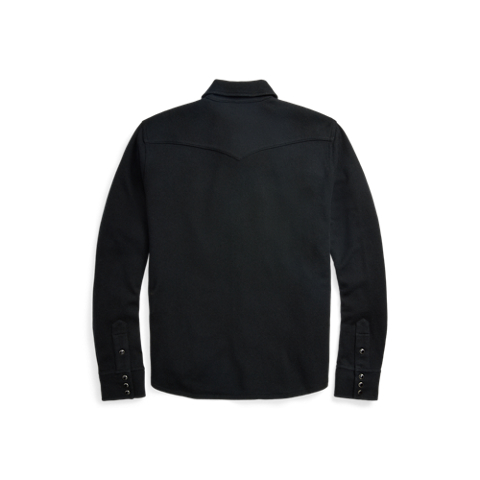 Ralph Lauren Wool-Cashmere Western Shirt Sweater