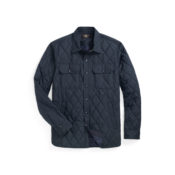 Polo ralph lauren quilted shirt jacket on sale