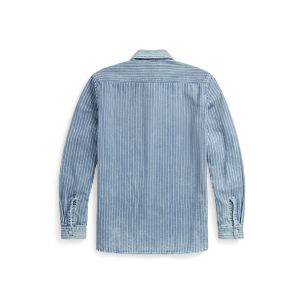 Indigo Striped Double-Faced Workshirt