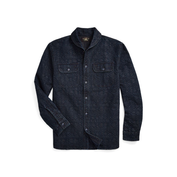 Indigo Jacquard Workshirt