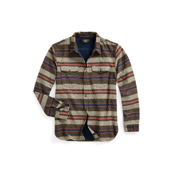 Striped Double Cloth Workshirt