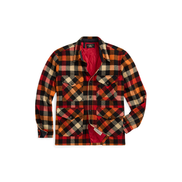 Checked Wool Overshirt