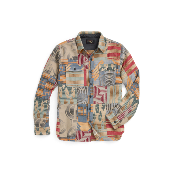 Multi Patchwork Jacquard Workshirt RRL 1