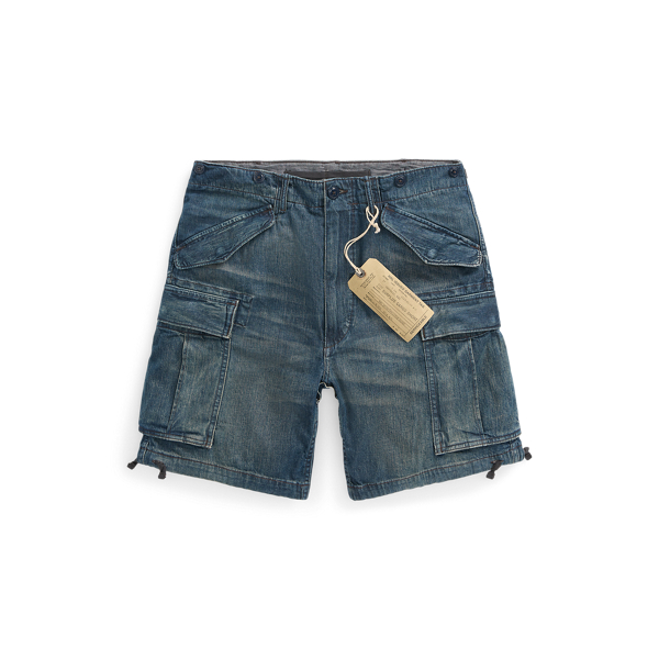 Ralph lauren denim shorts mens on sale