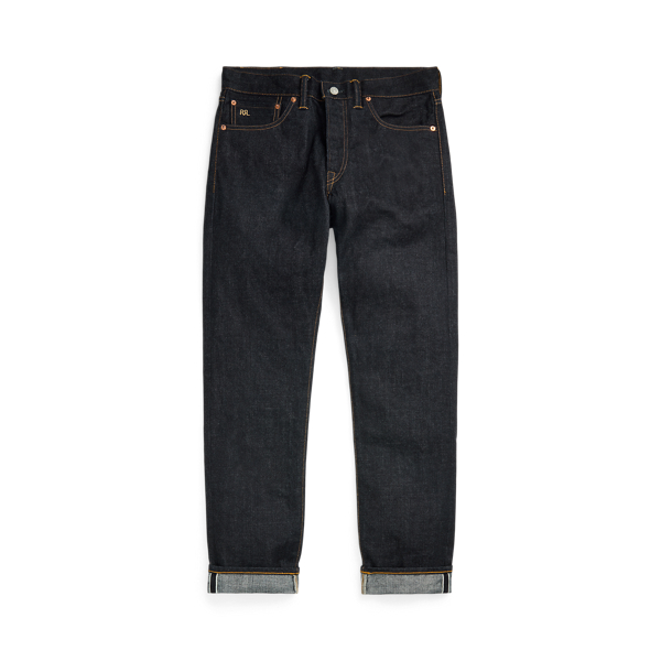 East/West Rinse High Slim East-West Selvedge Jean RRL 1