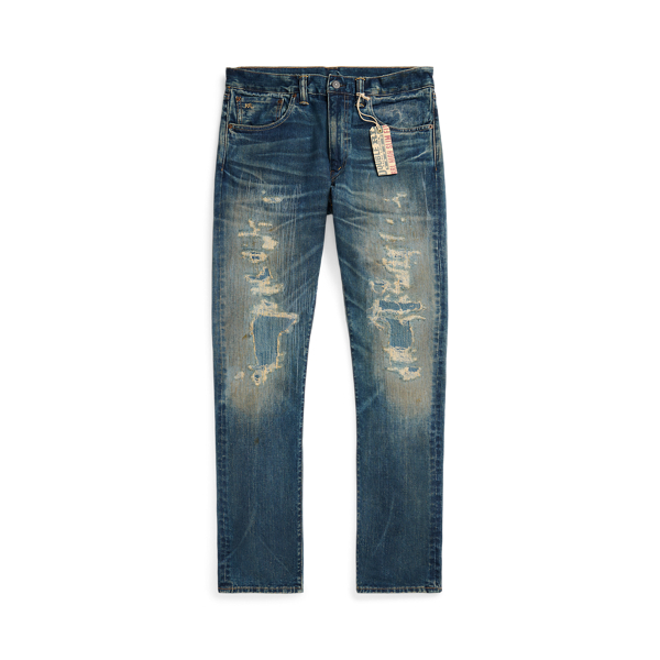 Brannon Wash High Slim Brannon Repaired Jean RRL 1