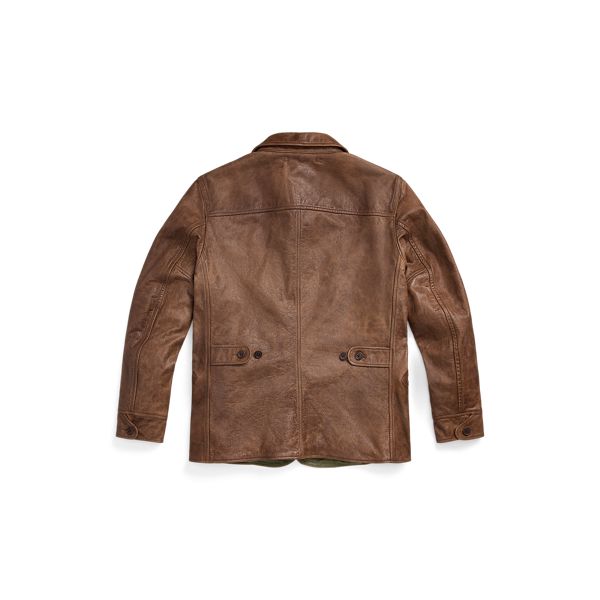 Leather Car Coat