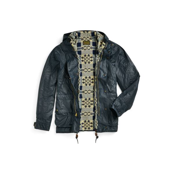 Oilcloth Hooded Jacket for Men | Ralph Lauren® PA