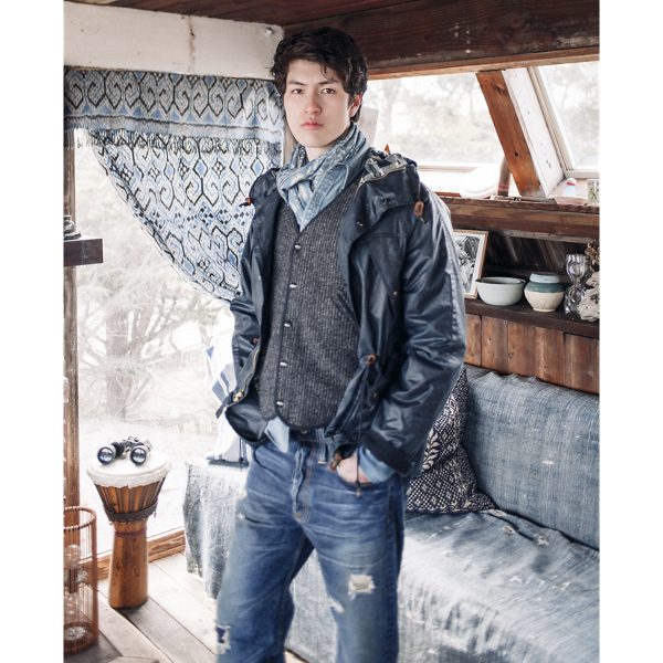 Oilcloth Hooded Jacket for Men Ralph Lauren UK