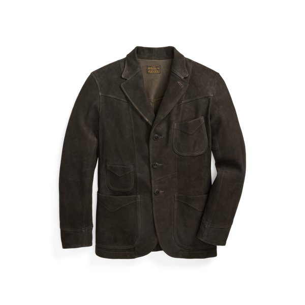 Unconstructed Suede Sport Coat