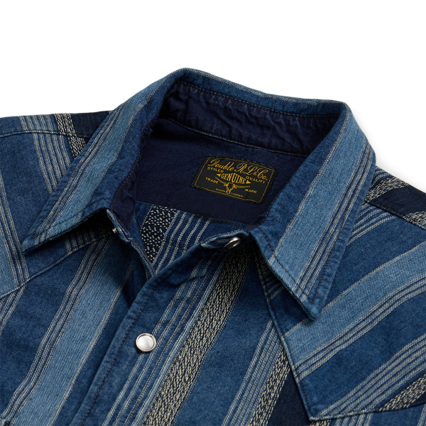 【RRL】STRIPE TEE Stripe Tee - Black