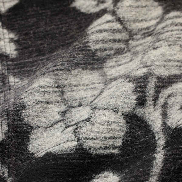 Black/Multi Floral Pile Fleece Vest RRL 5
