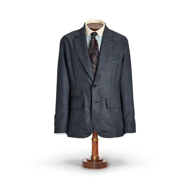 Unconstructed Houndstooth Sport Coat