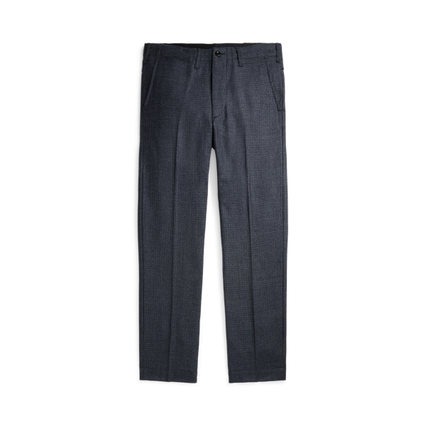 Navy/Black Multi Houndstooth Officer’s Pant RRL 1