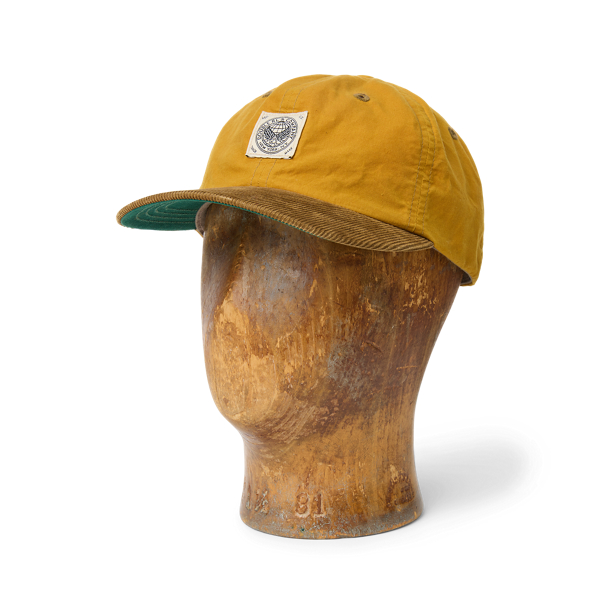 Corduroy-Bill Oilcloth Ball Cap