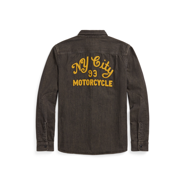 Embroidered Denim Workshirt