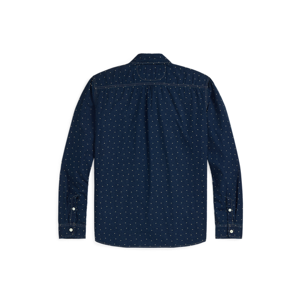 RRL インディゴ チェックド シアサッカー ワークシャツM s7-AI782959646001_alternate1?$