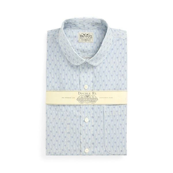 Hemd aus Webstoff mit Blumenmuster