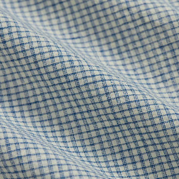 Checked Cotton-Linen Workshirt