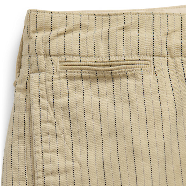 Striped Twill Officer’s Pant