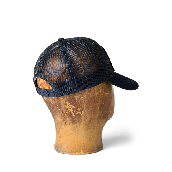 [Polo Ralph Lauren] デニムフラッグ トラッカーキャップ Flag Denim Ball Cap
