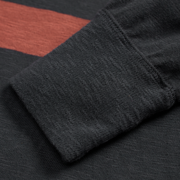 Striped Jersey Roll Neck