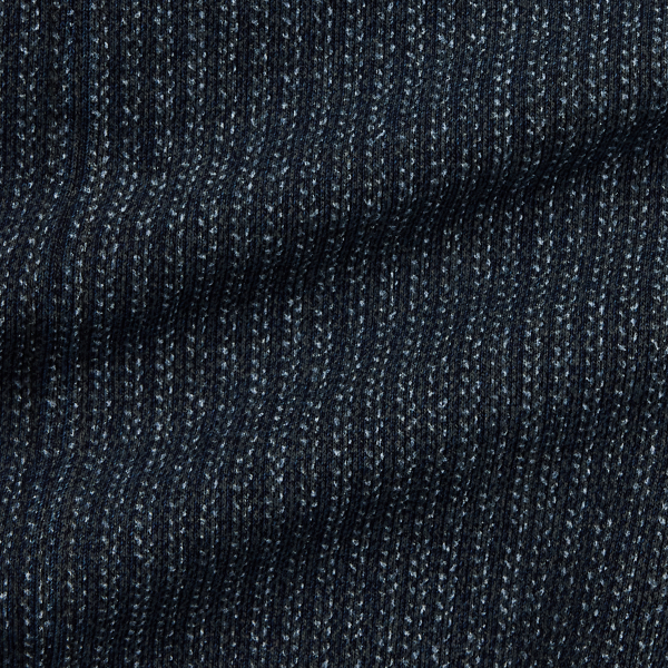 Print Indigo Fleece Vest