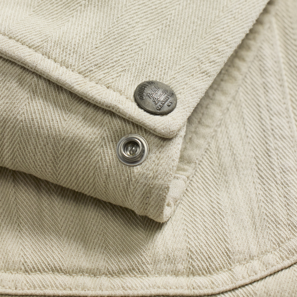 Knit Herringbone Twill Jacket