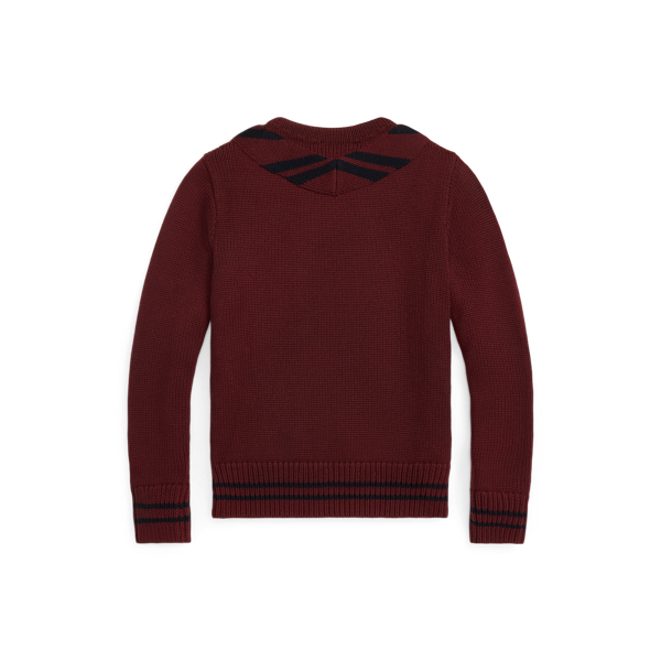 Appliquéd Wool Jumper