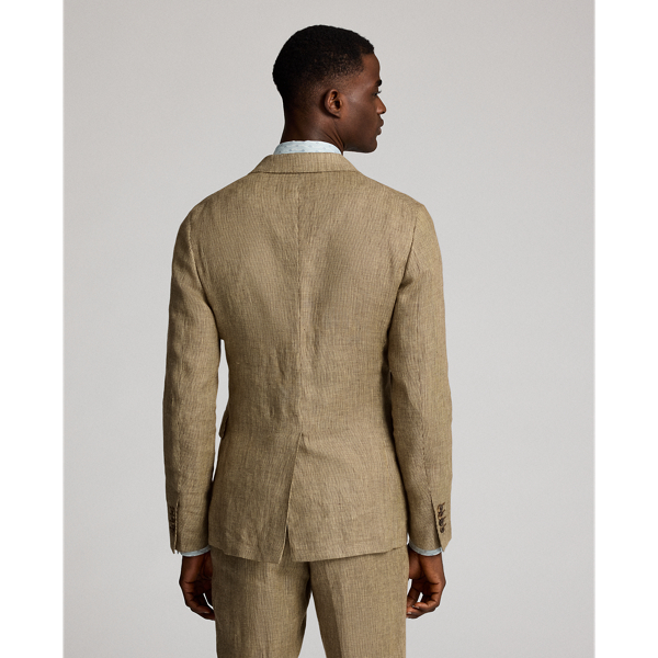 Ralph Lauren ラルフローレン スーツ リネン アイボリー イタリア製 クラシック フィット リネン シャツ （シャツ・ブラウス）｜POLO