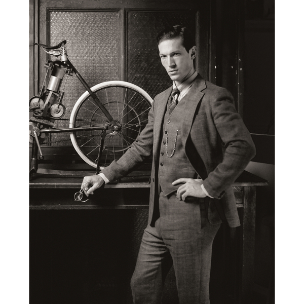 Slim Fit Linen Herringbone Suit Trouser