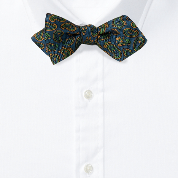 Paisley Silk Twill Bow Tie image.