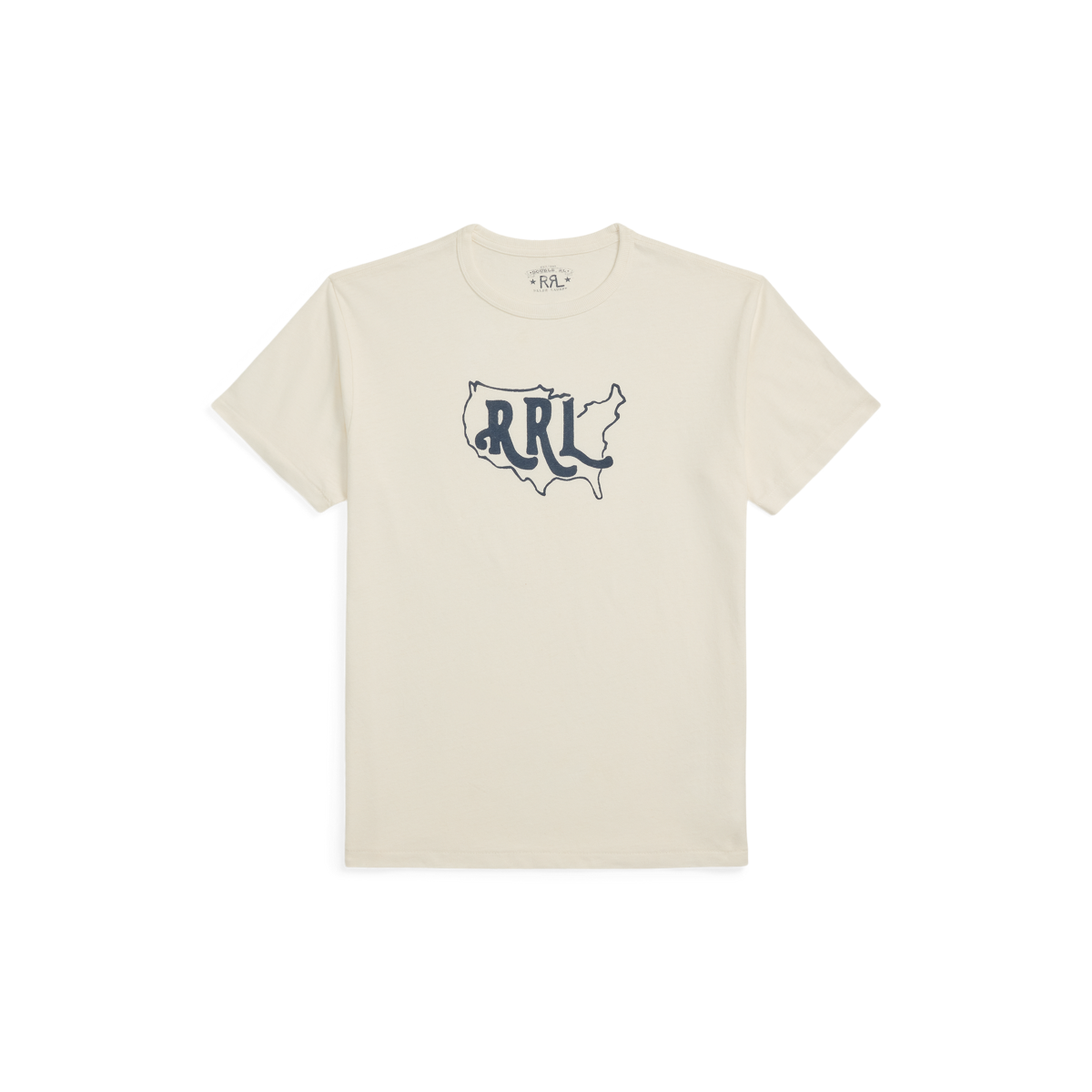 【RRL】Logo Cotton-Hemp Jersey T-Shirt Logo Cotton-Hemp Jersey T-Shirt