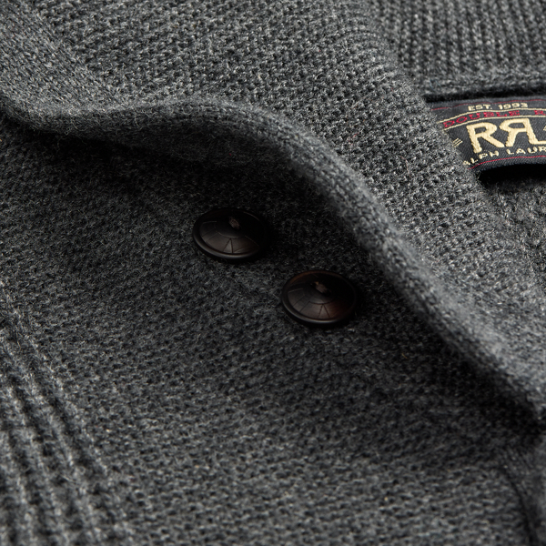 Waffle-Knit Cashmere Shawl Cardigan