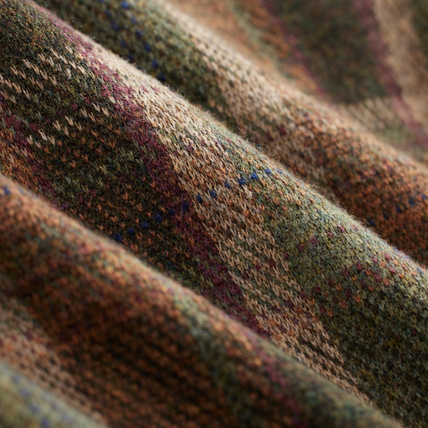 Plaid Wool-Cashmere Workshirt Sweater