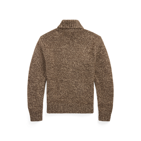 Melierter Rollkragenpullover