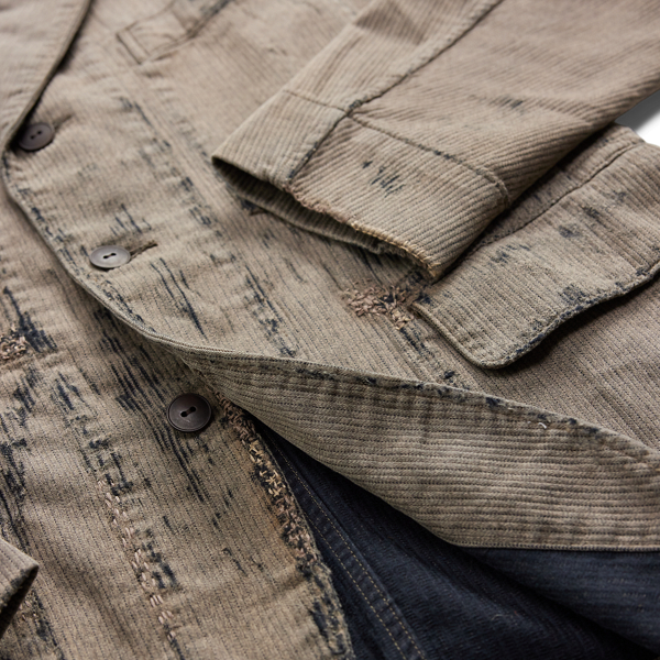 Unconstructed Repaired Jaspé Sport Coat