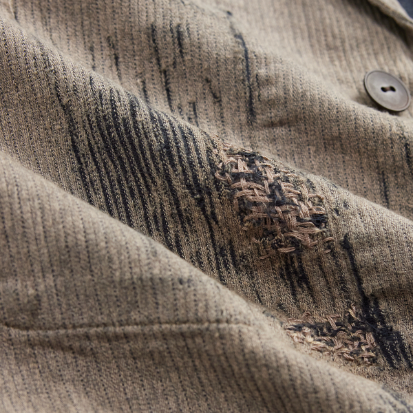 Unconstructed Repaired Jaspé Sport Coat