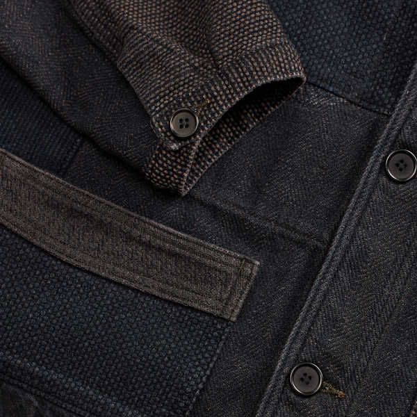 Limited-Edition Indigo Patchwork Jacket