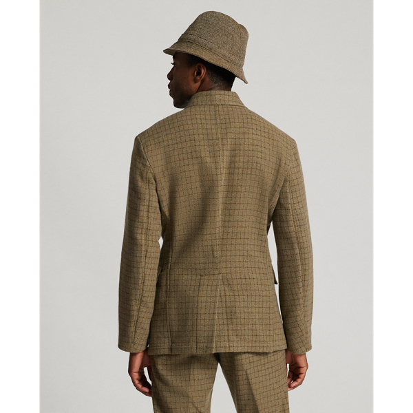 Checked Wool Tweed Sport Coat