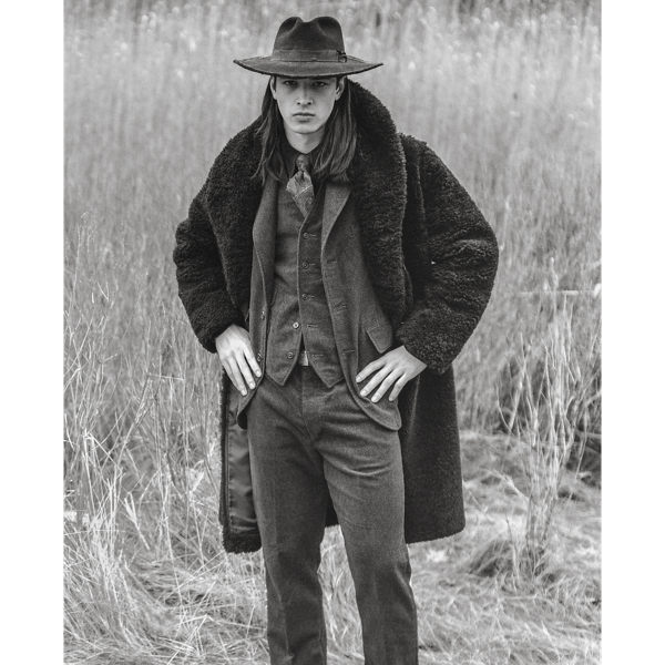 Diamond-Print Moleskin Vest