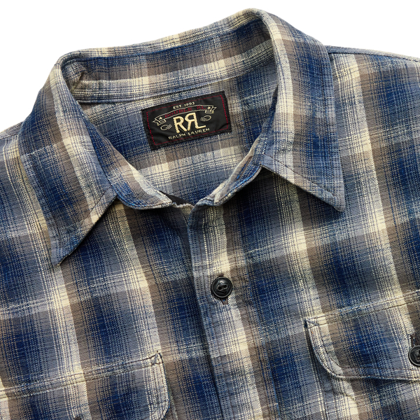 Gewebtes Arbeitshemd mit Karomuster