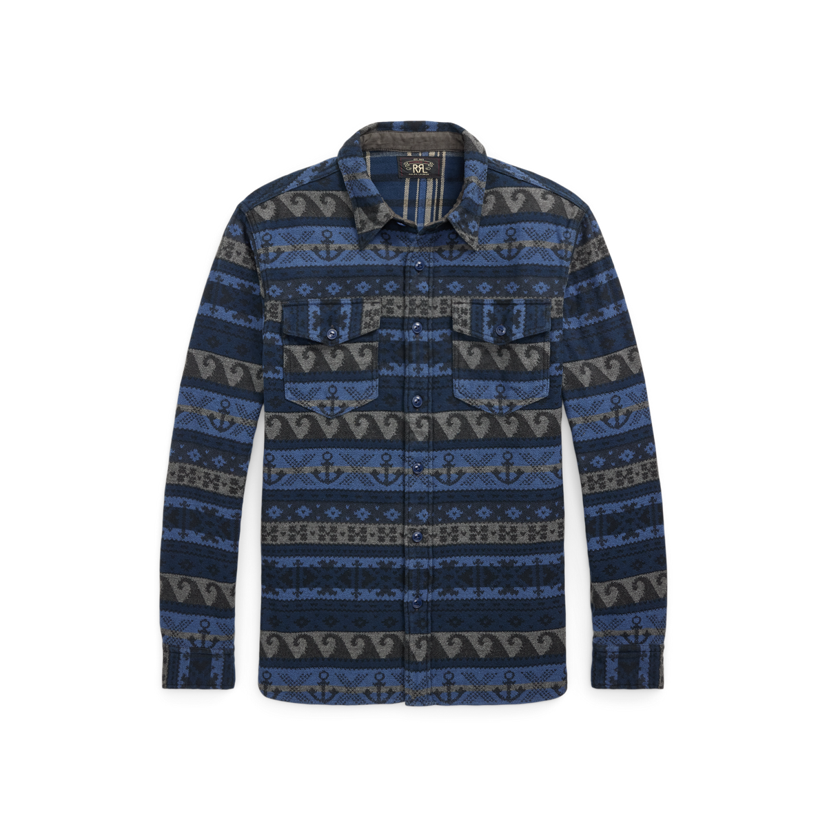 Ralph Lauren★ツートーン LRL ロゴ ジャカード ルアナ Ralph Lauren☆ツートーン LRL ロゴ ジャカード ルアナ