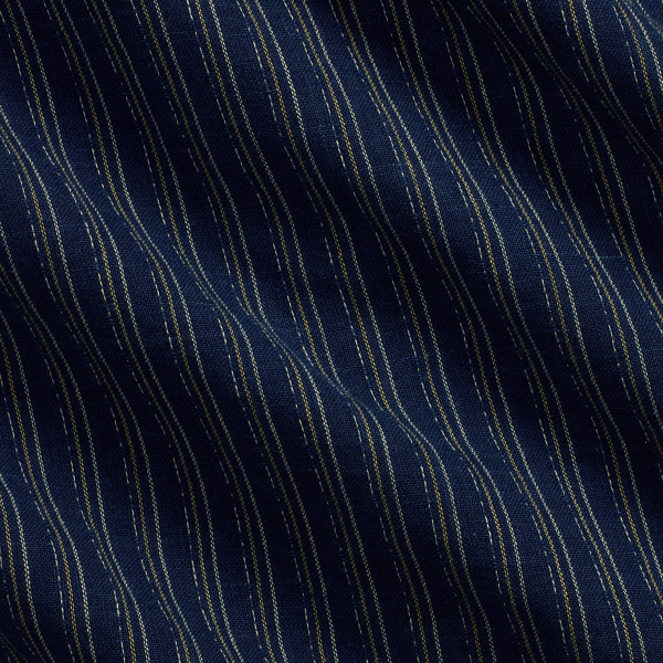 Gestreiftes Arbeitshemd in Indigo RRL in Indigo gestreift/kariert 5