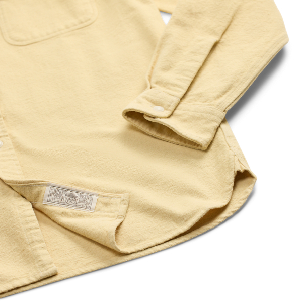 Chemise workwear en chamois gratt&eacute;