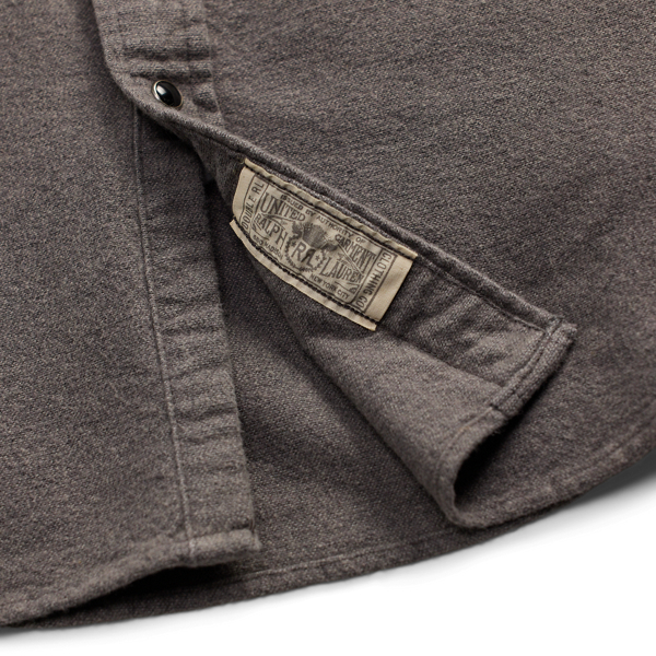 Slim Fit Chamois Western Shirt for Men Ralph Lauren® IN