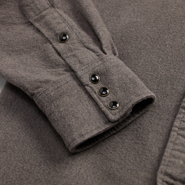 Slim Fit Chamois Western Shirt